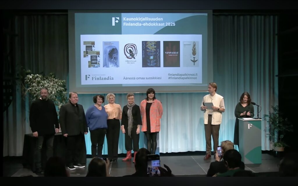 Finlandia-ehdokkaat 2025 Kaunokirjalliisuus